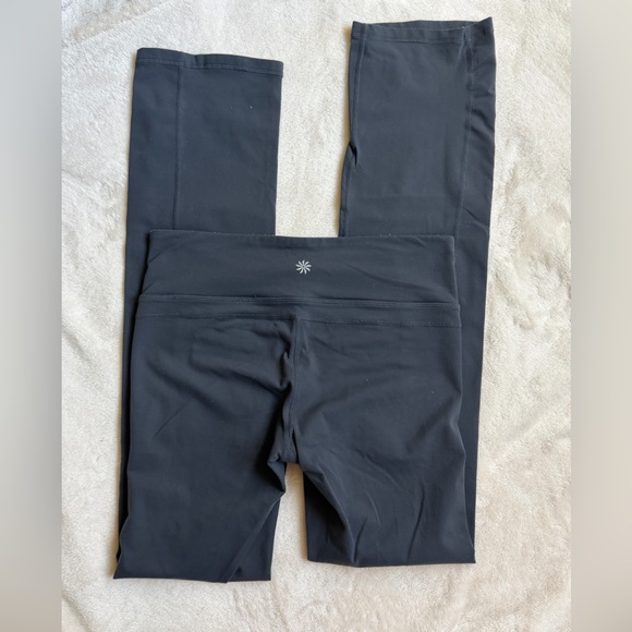 Athleta Flared Dark Grey Leggings - Picture 5 of 7